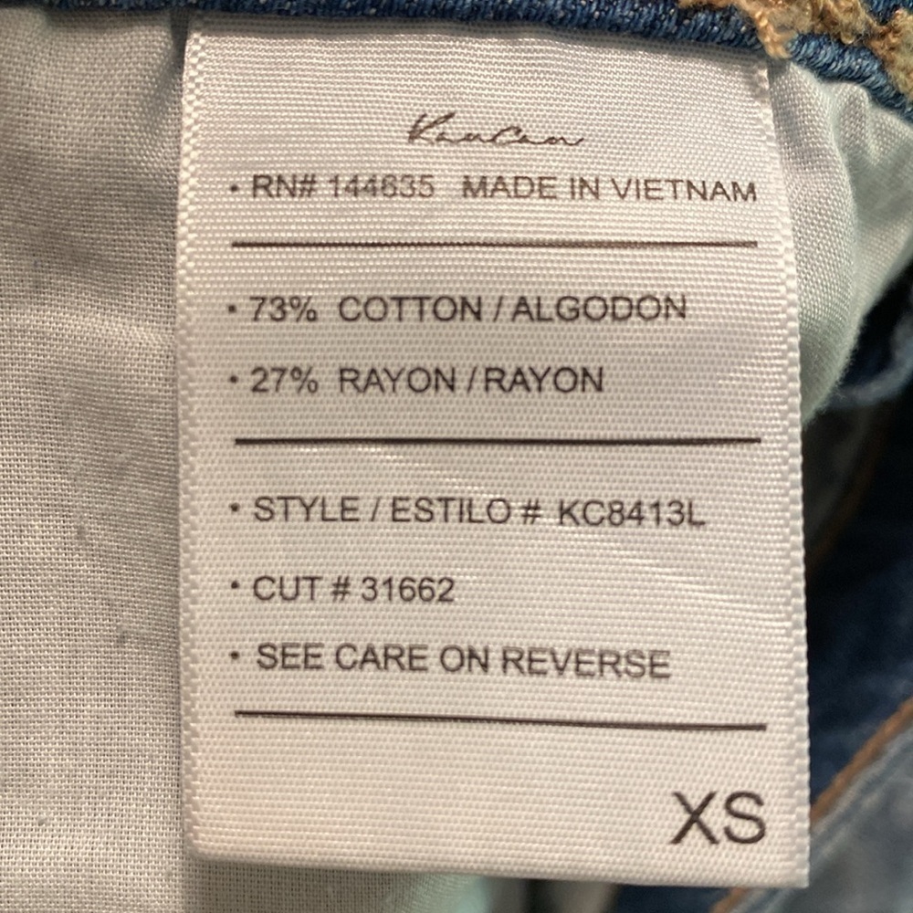 KanCan Brand New Jean Shorts Distressed XS Extra Small - Picture 9 of 9
